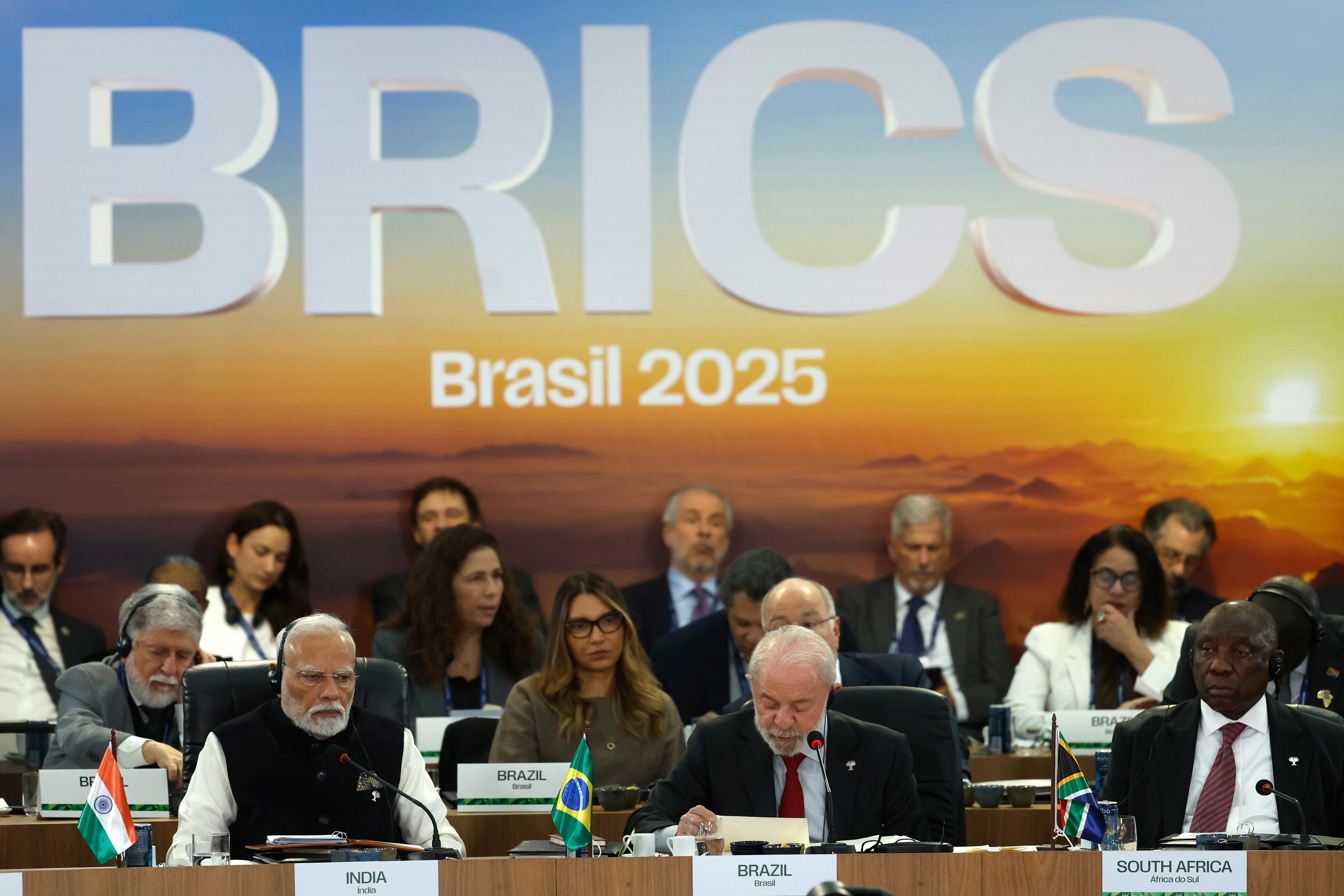 Cumbre de los BRICS. Foto: EFE/Antonio Lacerda.