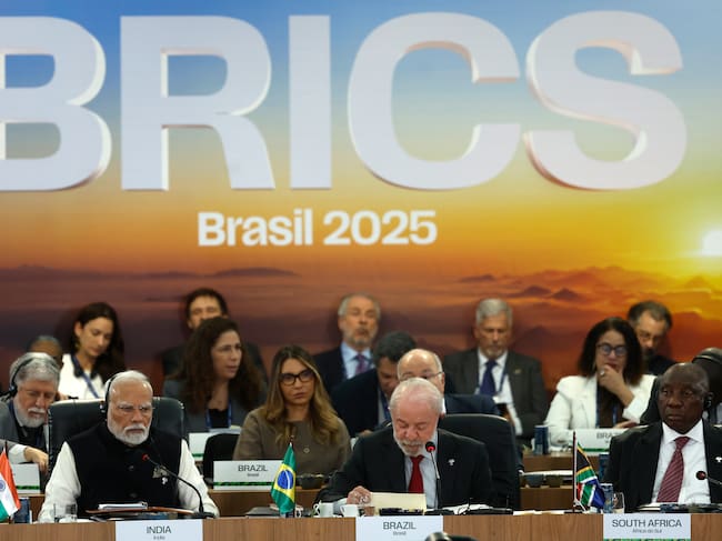 Cumbre de los BRICS. Foto: EFE/Antonio Lacerda.