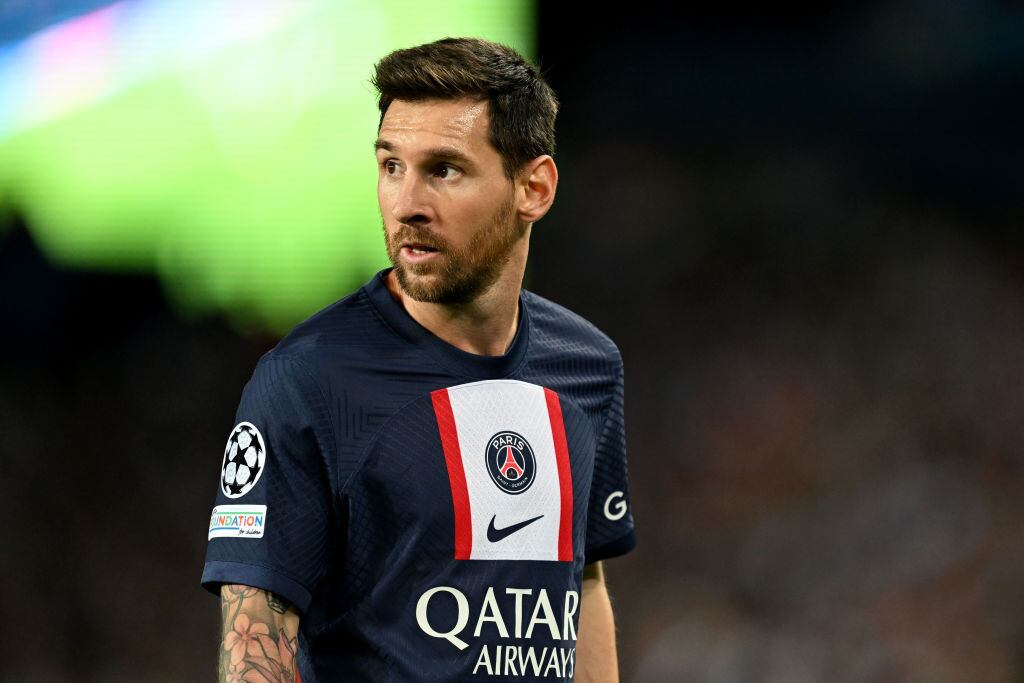 Messi con el Paris Saint Germain 2022. Foto: Harry Langer/DeFodi Images via Getty Images