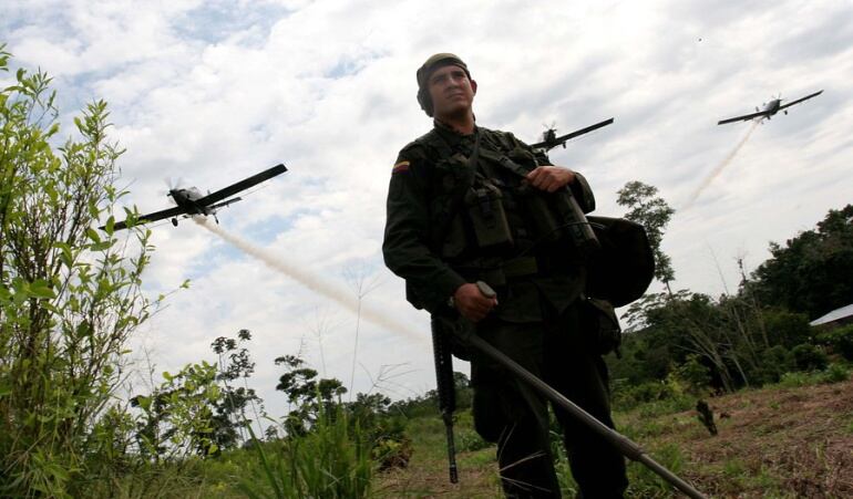 Erradicación de cultivos ilícitos con glifosato 