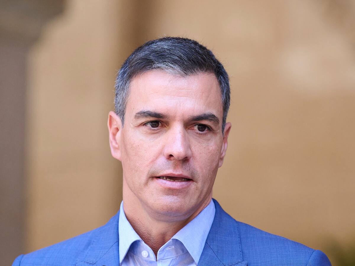 Pedro Sánchez llegó a Bogotá para darle su apoyo al presidente Gustavo Petro