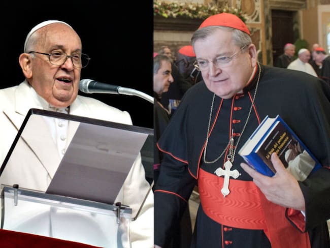 Papa Francisco y cardenal Raymond Burke. Foto: (Photo by Vatican Pool - Corbis/Corbis via Getty Images) / (Photo by Vatican Pool - Corbis/Corbis via Getty Images)