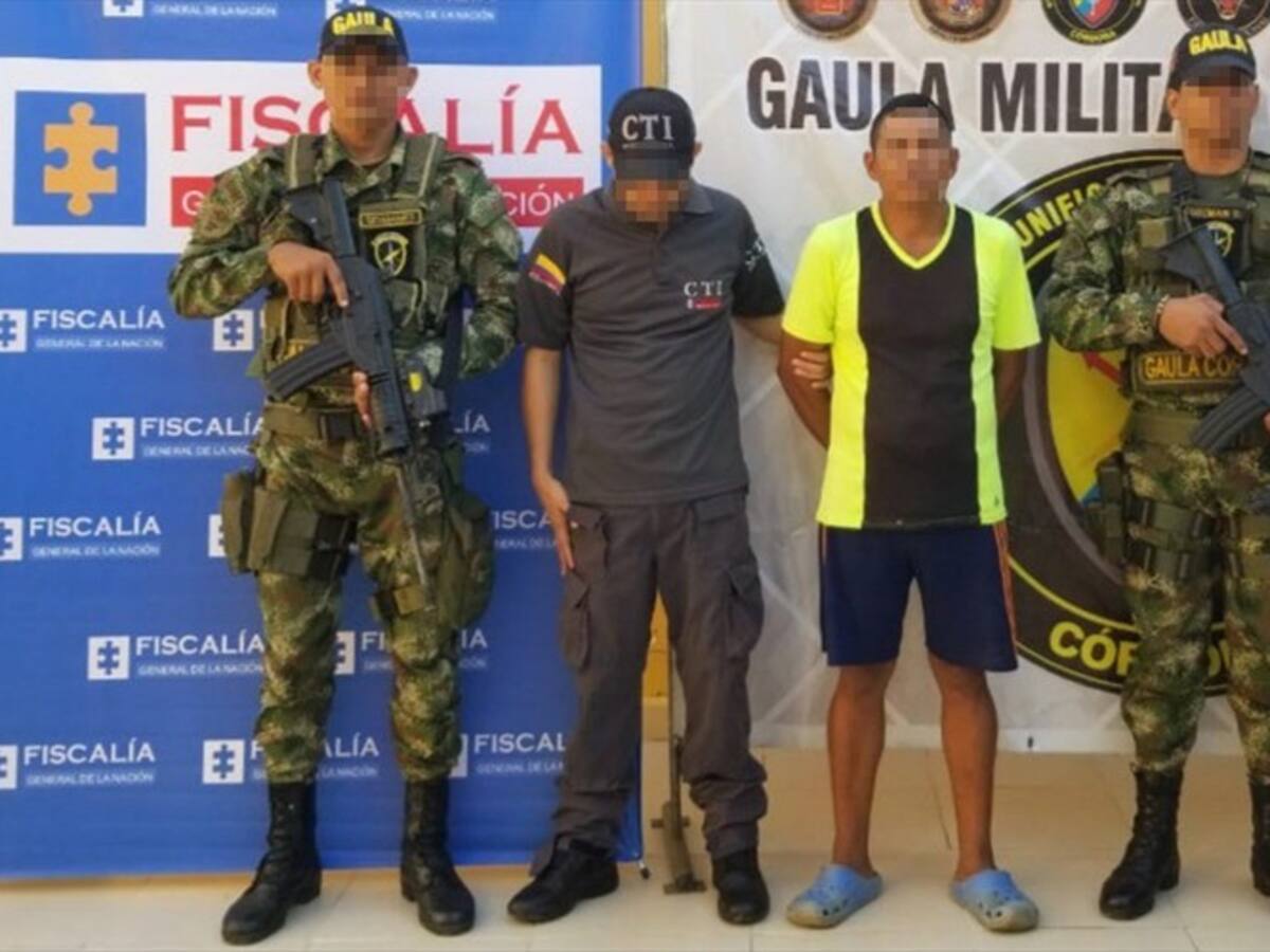 Capturan a presunto cabecilla del Clan del Golfo en Córdoba