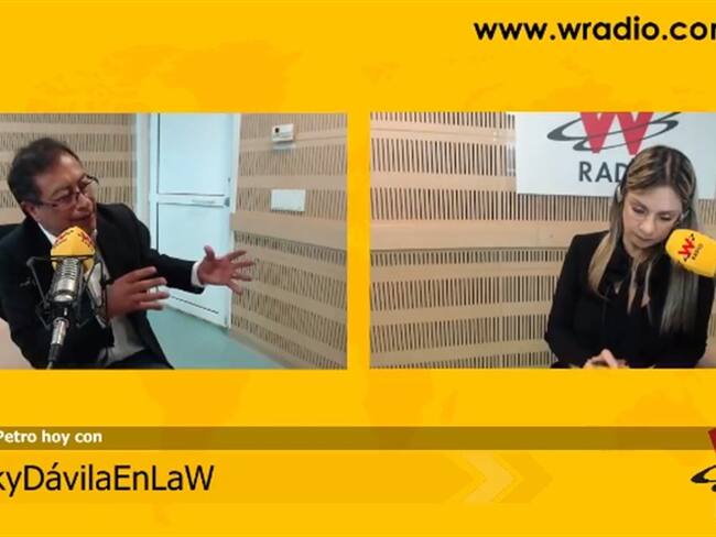 Petro dice que no hará ninguna alianza con Timochenko. Foto: W Radio