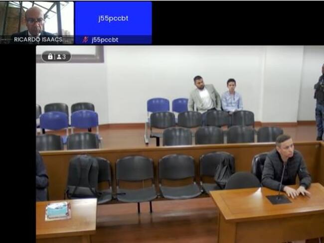 Caso Jhonier Leal: Piden que Medicina Legal verifique condiciones de salud de la defensa. Foto: Captura de pantalla audiencia.