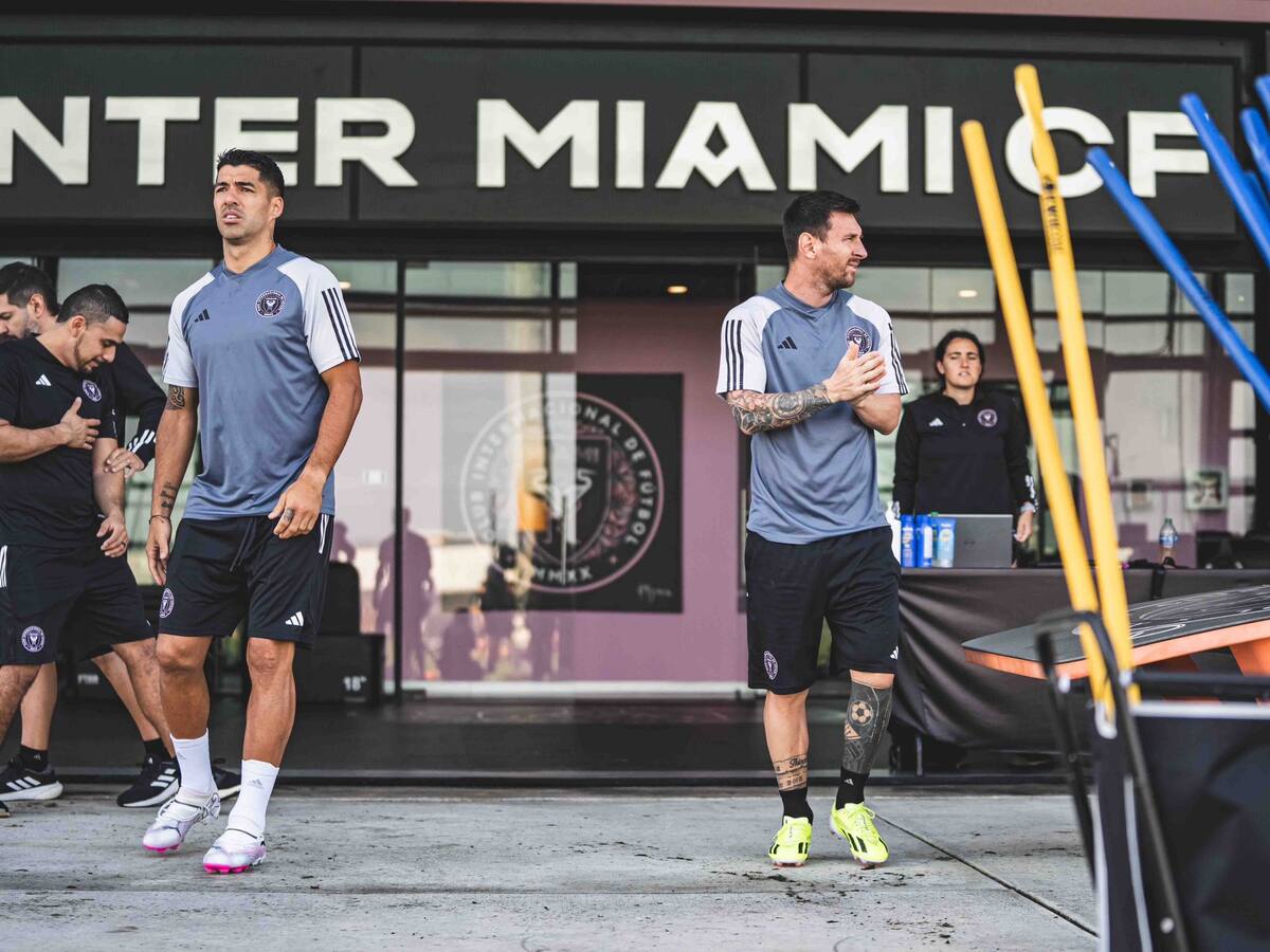 Video: Messi y Luis Suárez se entrenaron juntos por primera vez con el Inter Miami