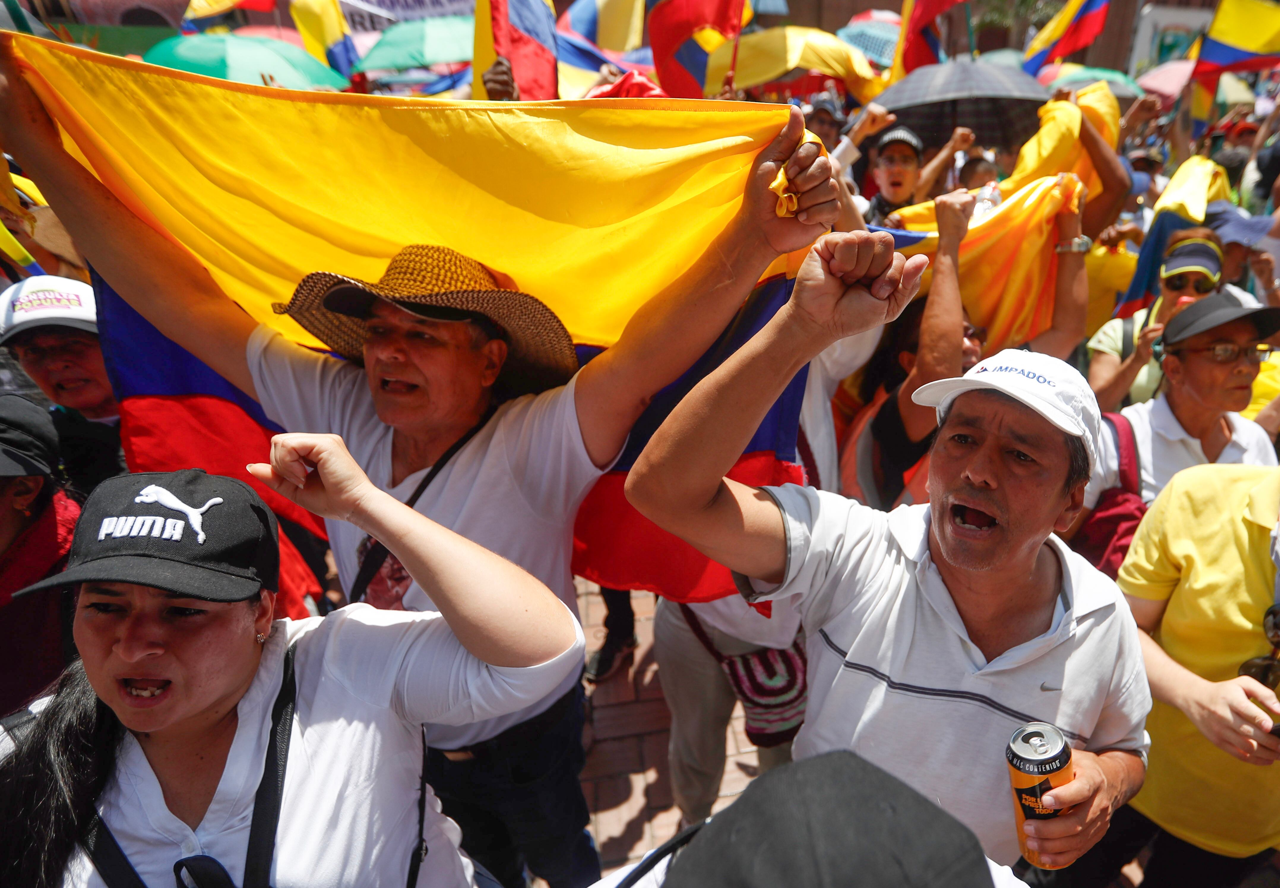 Paro nacional. EFE / Ernesto Guzmán