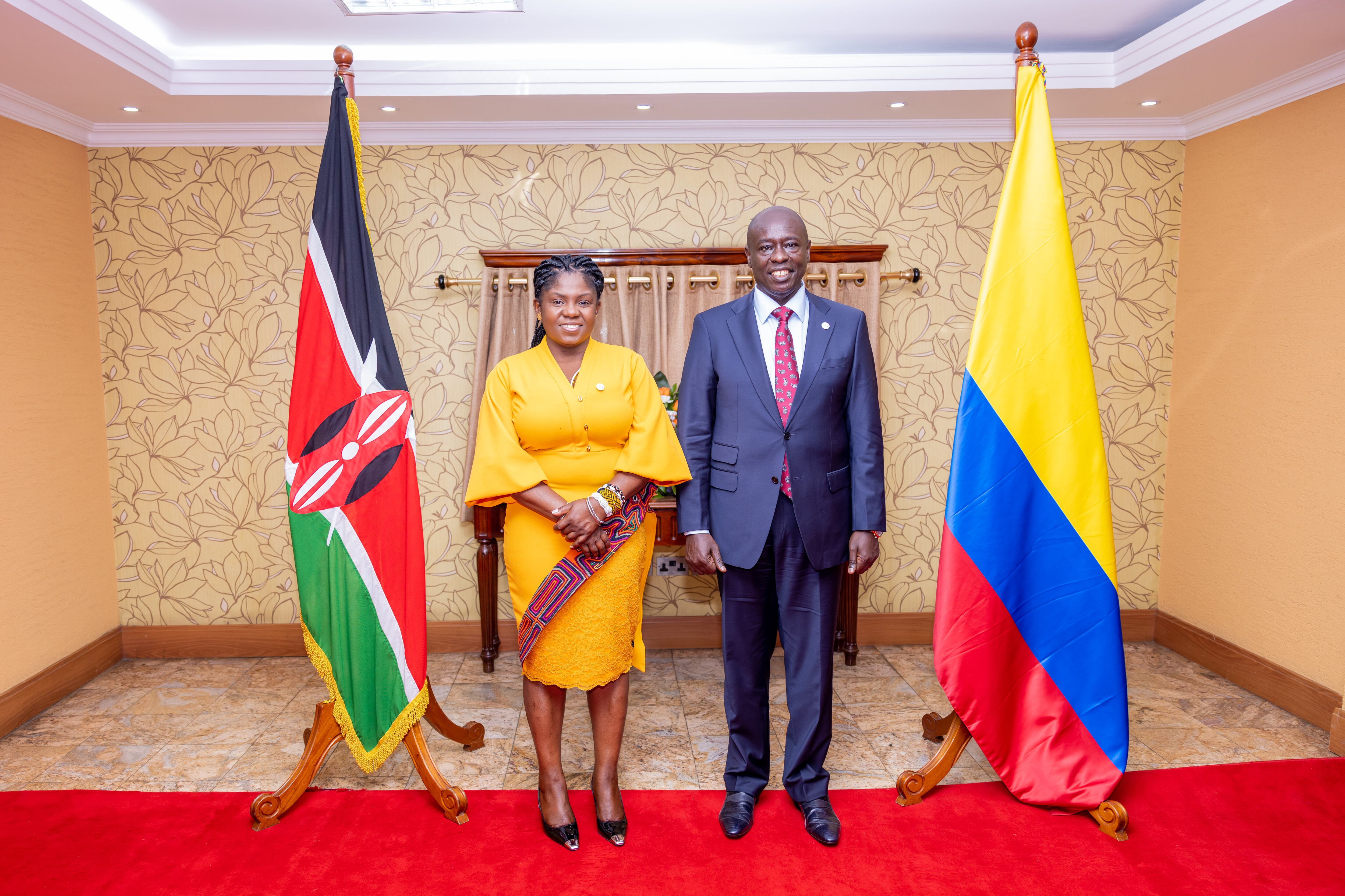 Francia Márquez y Rigathi Gachagua | Foto: Vicepresidencia