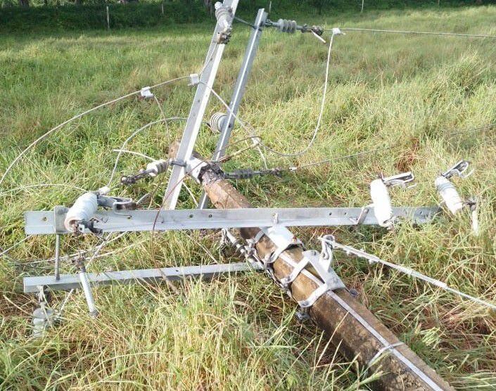 Alertan por falta de fluido eléctrico en parte de la zona rural de 16 municipios de Córdoba. Foto: Afinia.