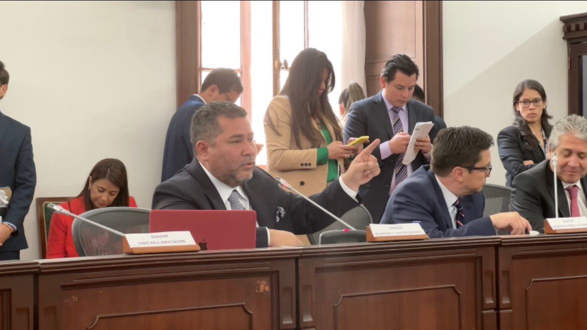 Senador Alejandro Carlos Chacón.  Foto Twitter del senador