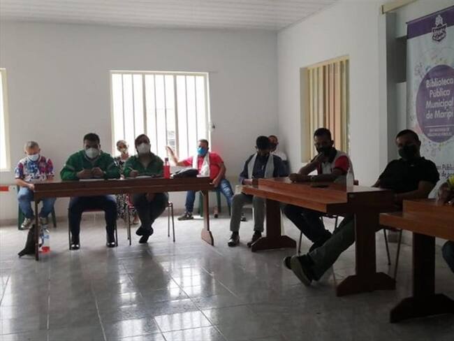 Fueron 17 asociaciones de barequeros que participaron en la reunión. . Foto: W