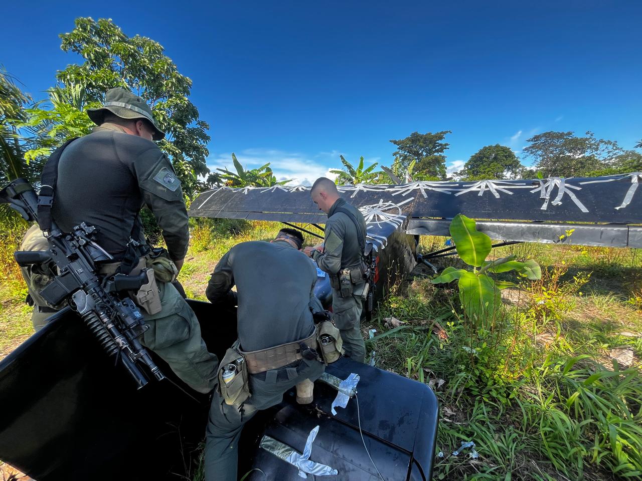 Autoridades inhabilitaron una pista clandestina usada para enviar cocaína al exterior