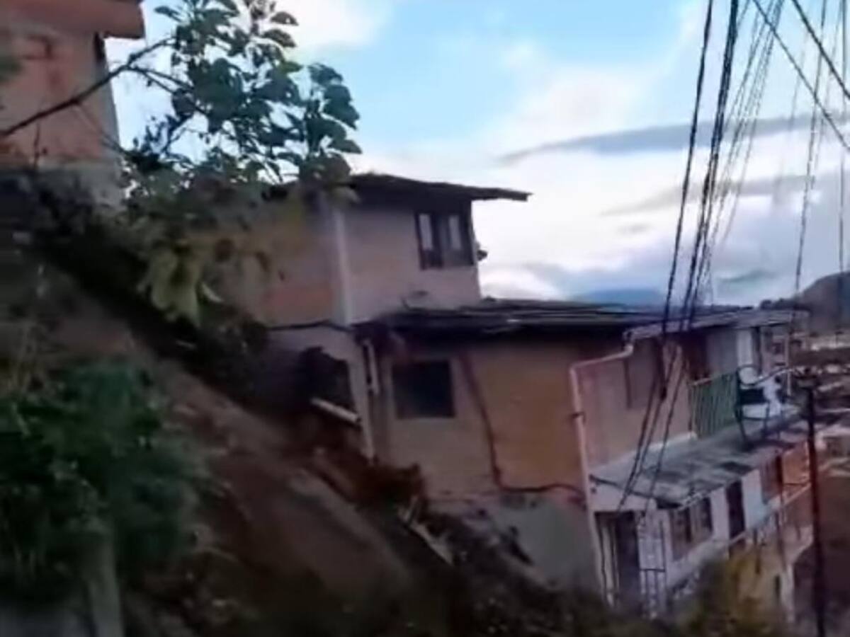 Las lluvias de las últimas horas dejaron damnificados en dos municipios de Caldas