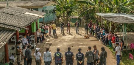 Foto prensa Agencia Rural, Resguardo Indígena de San Lorenzo