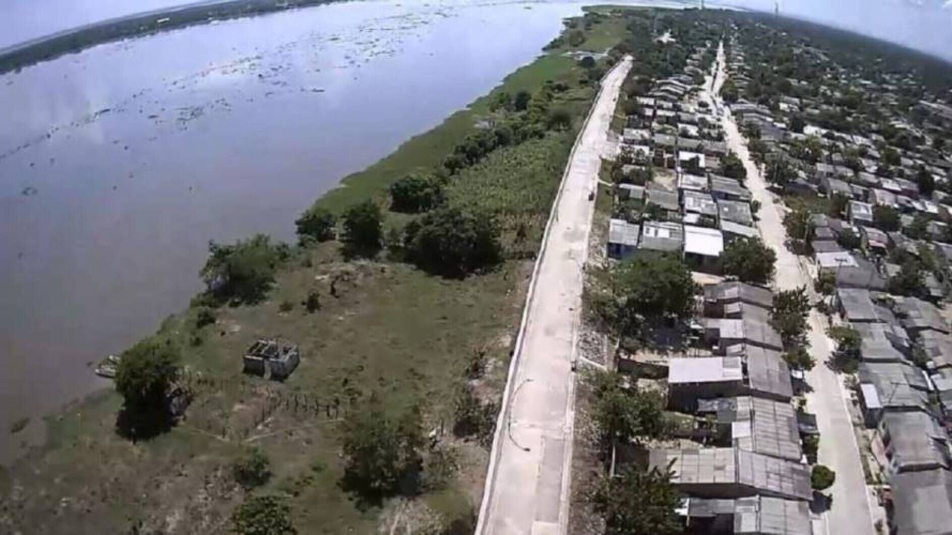 Río Magdalena presenta crecimiento al sur del Atlántico, Cortesía.(Thot)