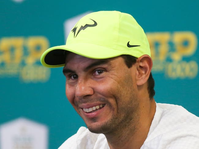 Rafael Nadal. (Photo by Ibrahim Ezzat/NurPhoto via Getty Images)