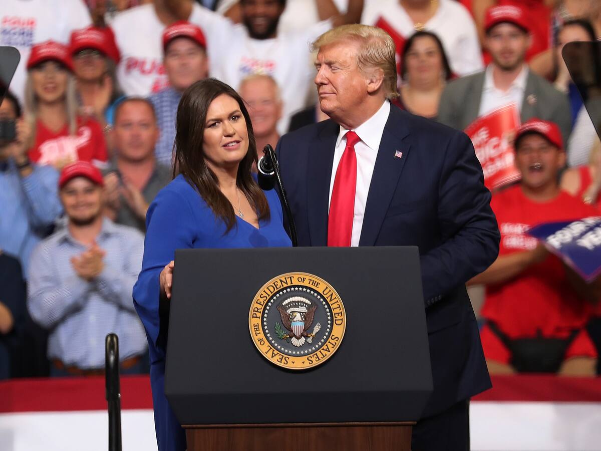 Exportavoz de Trump Sarah Sanders fue elegida gobernadora de Arkansas