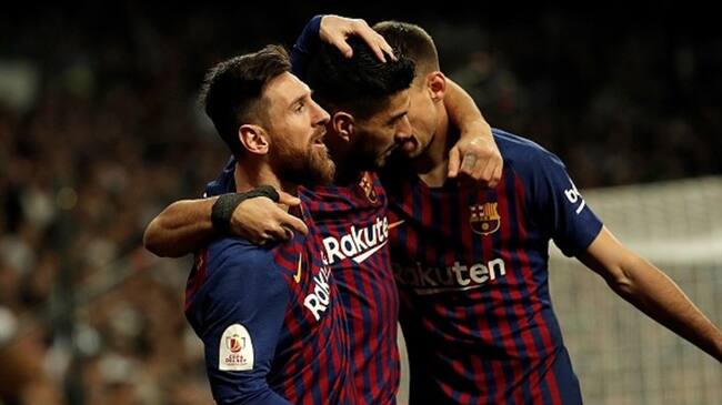El Barcelona a la final de la Copa del Rey tras golear 3-0 al Real Madrid. Foto: Getty Images