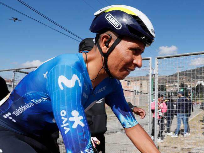 Nairo Quintana de Movistar Team. Foto: EFE.