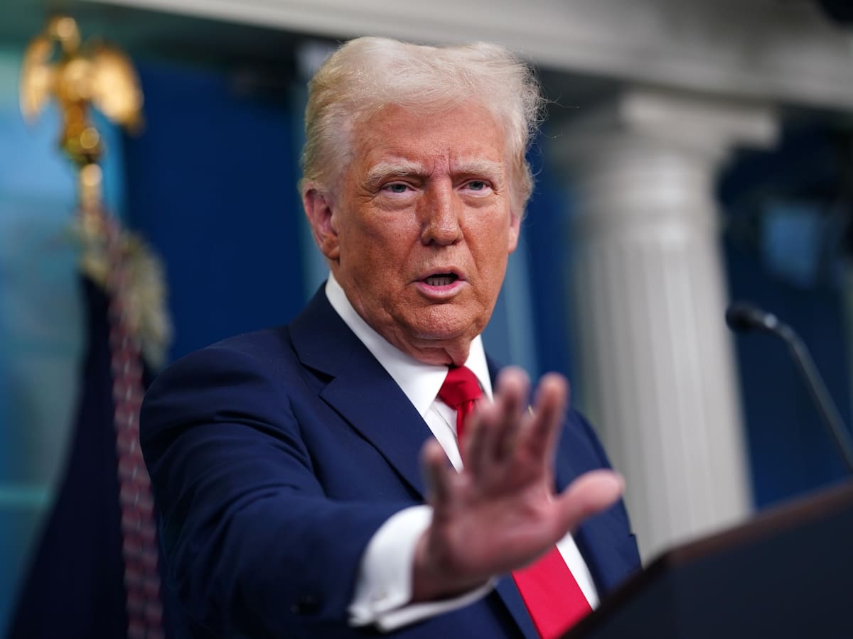 El presidente Trump impuso aranceles a México, Canadá y China