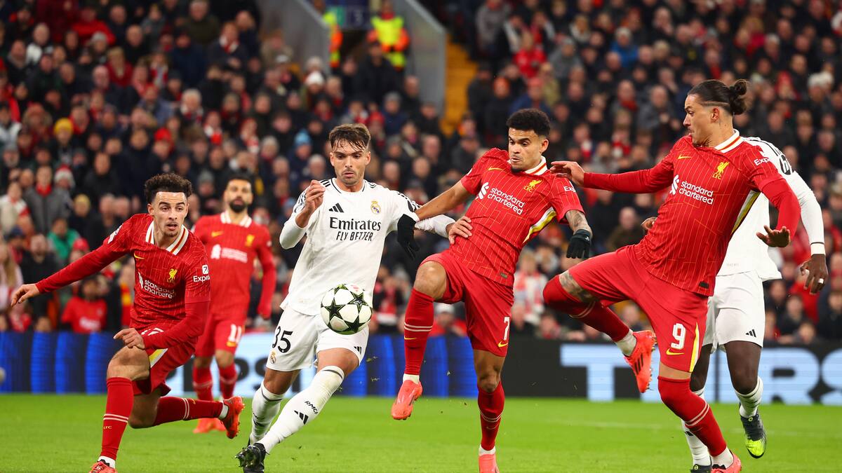 Liverpool, con Luis Díaz en cancha, venció 2-0 al Real Madrid en Champions