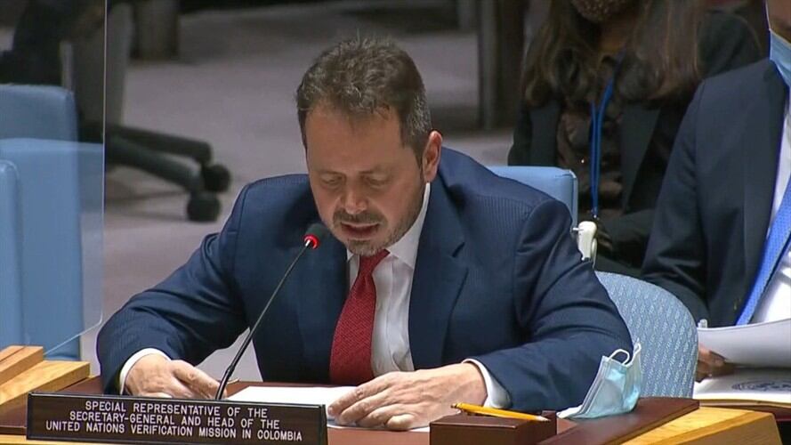 Carlos Ruiz Massieu valoró la imputación de la JEP a 10 militares por falsos positivos en el Catatumbo. Foto: Misión de la ONU para el Acuerdo de Paz