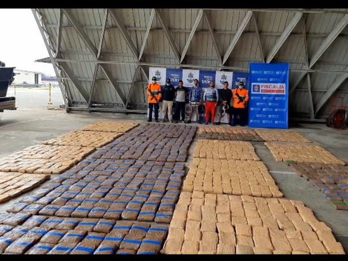 Capturan a siete personas transportando estupefacientes por más de 41 millones de dólares