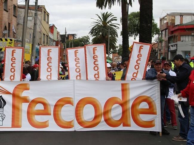Fecode convoca a nuevas manifestaciones para el próximo 28 de septiembre. Foto: Colprensa