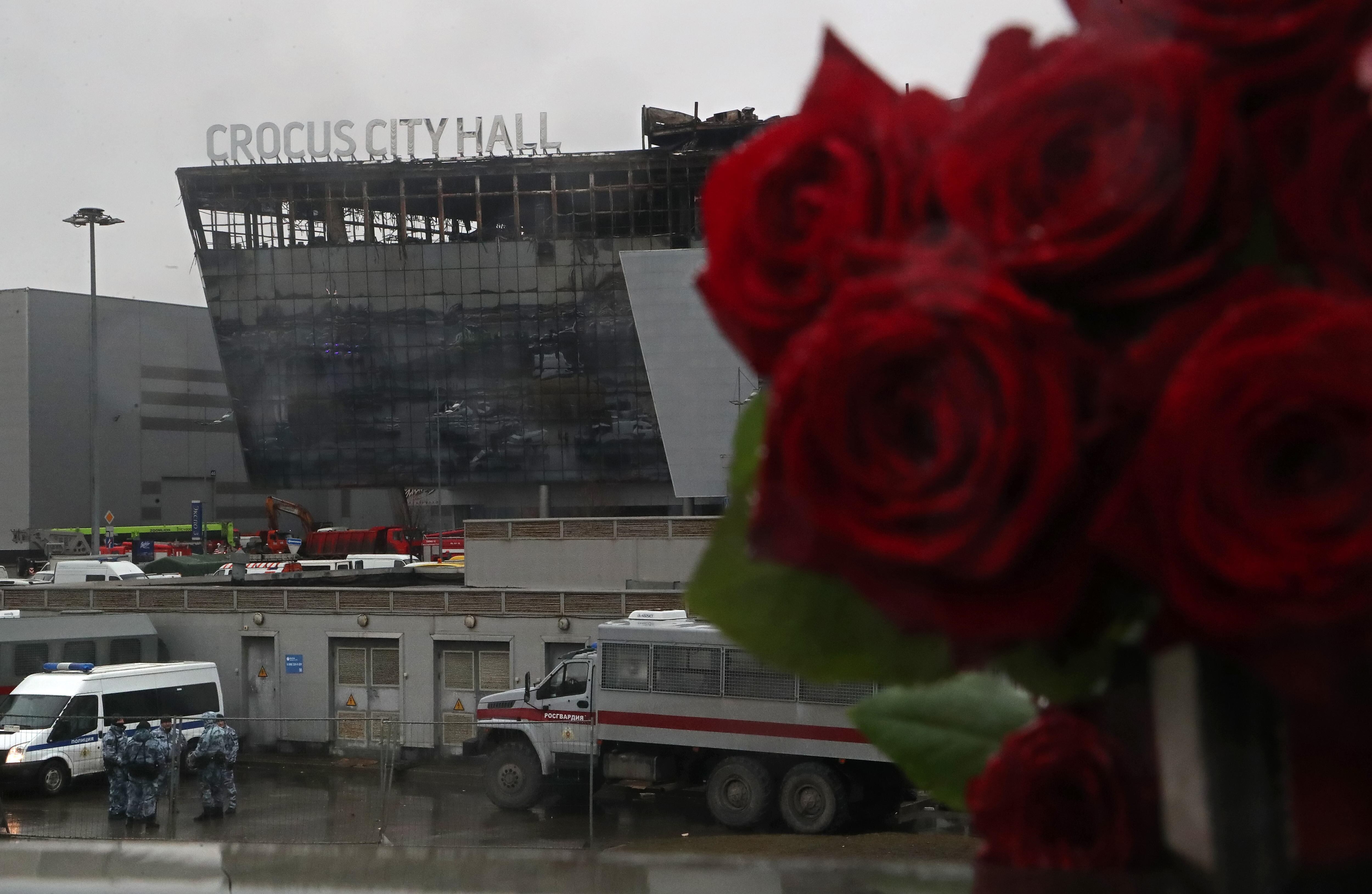 Crocus City Hall. Foto: EFE/EPA/MAXIM SHIPENKOV