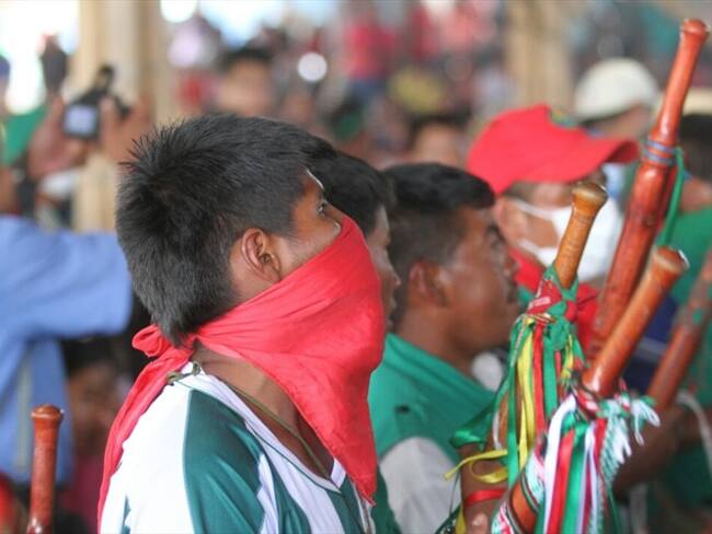 Las víctimas habían participado en un partido de microfútbol y cuando se desplazaban en una motocicleta hacia la vereda Santa Bárbara fueron asesinados . Foto: Colprensa