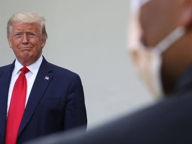 El presidente de Estados Unidos acusó a Twitter de "interferir" en las elecciones presidenciales de noviembre.. Foto: Getty Images