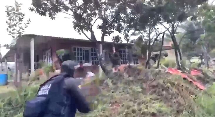 Los jechos se registraron en zona rural de Santander de Quilichao. Crédito: Policía Nacional.