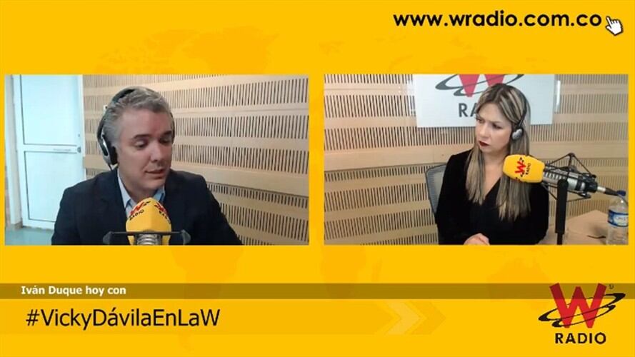 Iván Duque . Foto: W Radio