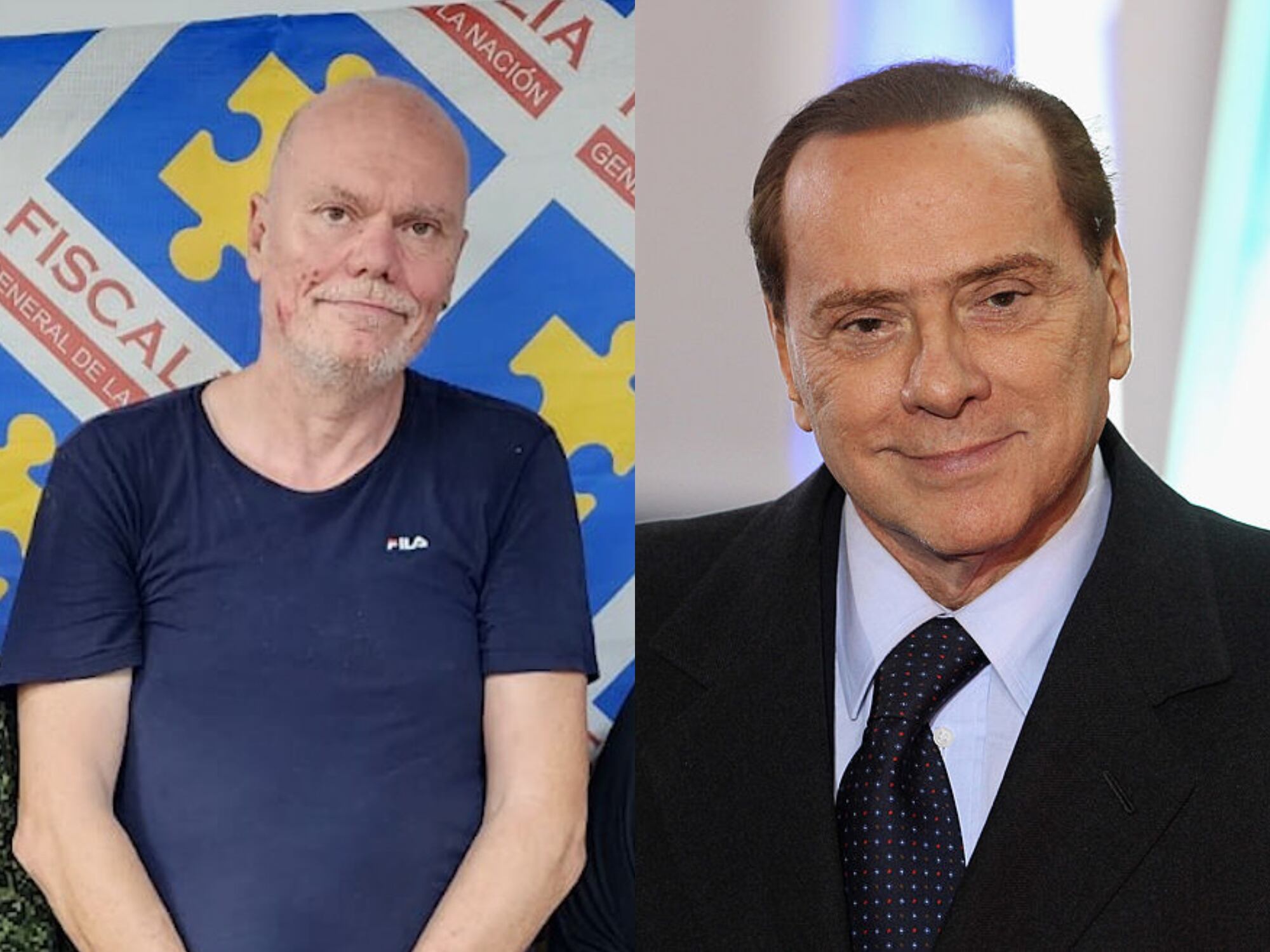 Marco Di Nunzio. Foto: Fiscalía - Silvio Berlusconi. Foto: Getty Images.