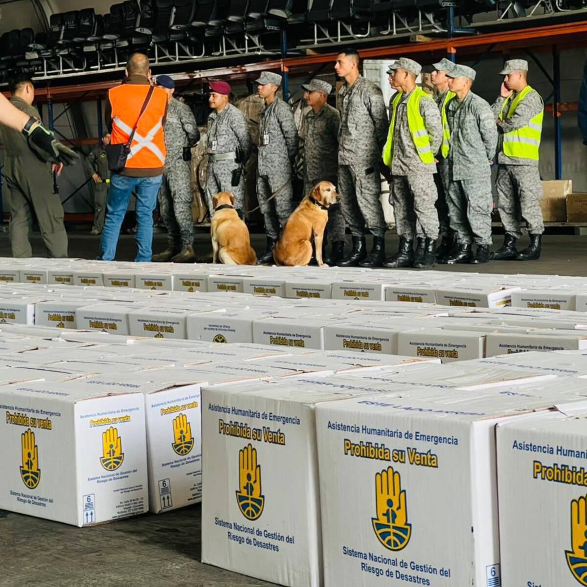 FAC transportó 22 toneladas de ayuda a San Andrés por tormenta tropical