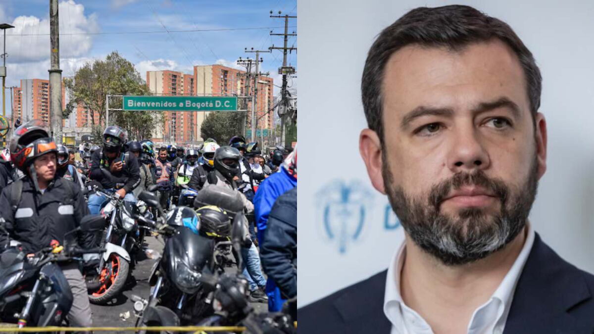 Moteros en Bogotá / Alcalde de Bogotá Carlos Galán (Créditos: alcaldía de Bogotá)