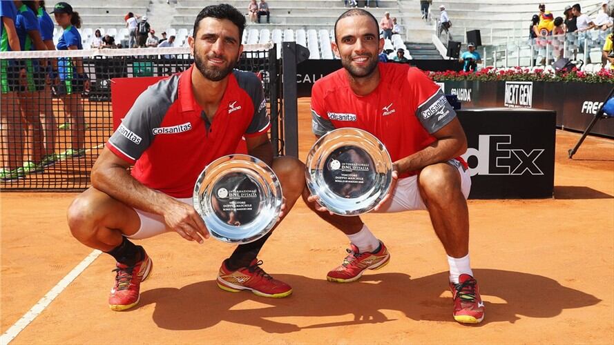 Juan Sebastián Cabal y Robert Farah . Foto: Getty Images