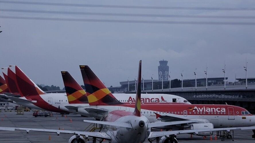 Avianca tiene el 45.5 % del transporte aéreo del país. Foto: Colprensa.