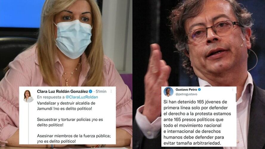 El senador y precandidato a la presidencia aseguró que los capturados de la primera línea son presos políticos. Foto: Colprensa