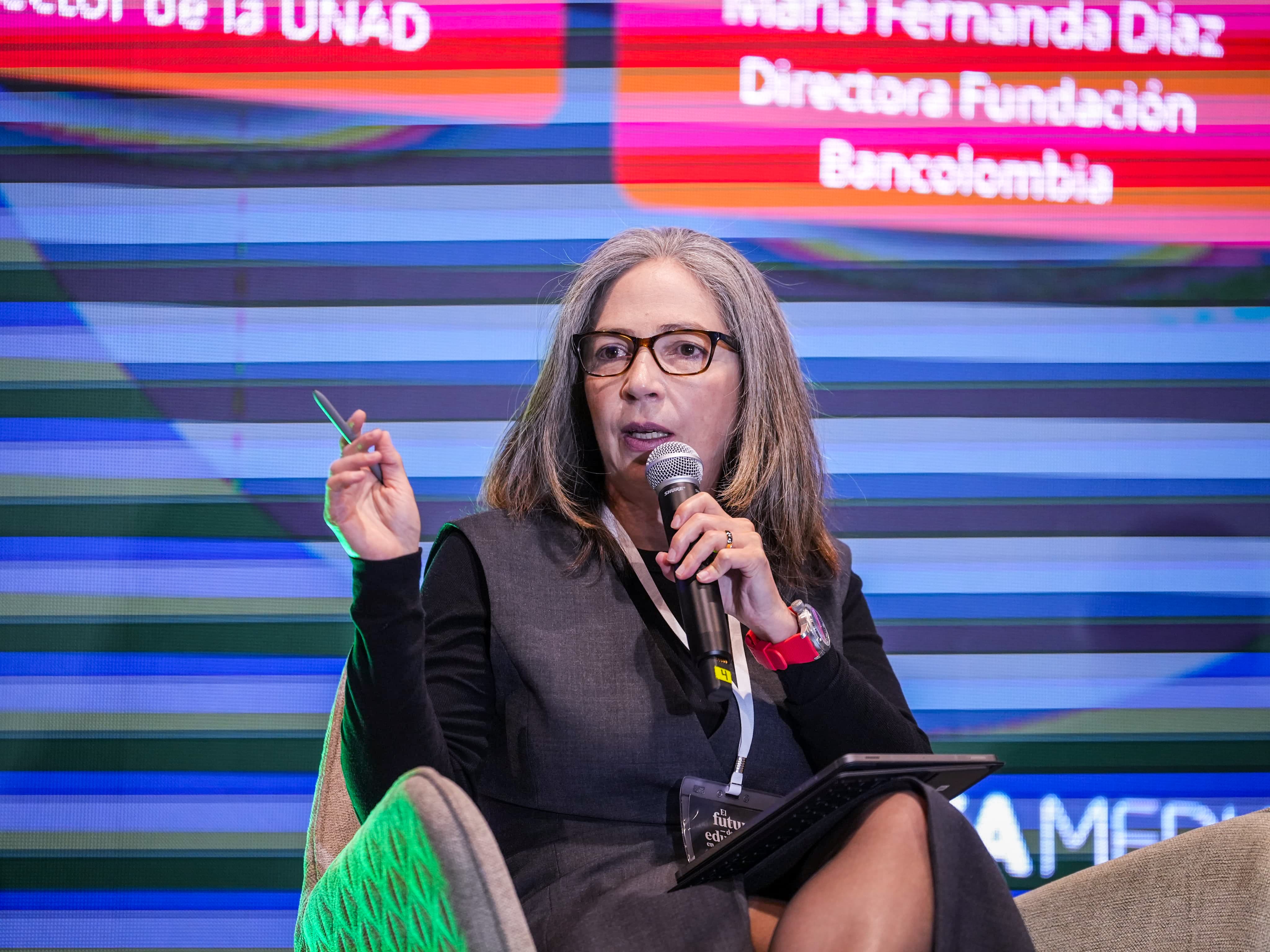 María Fernanda Díaz, directora de la Fundación Bancolombia. | Foto: W Radio