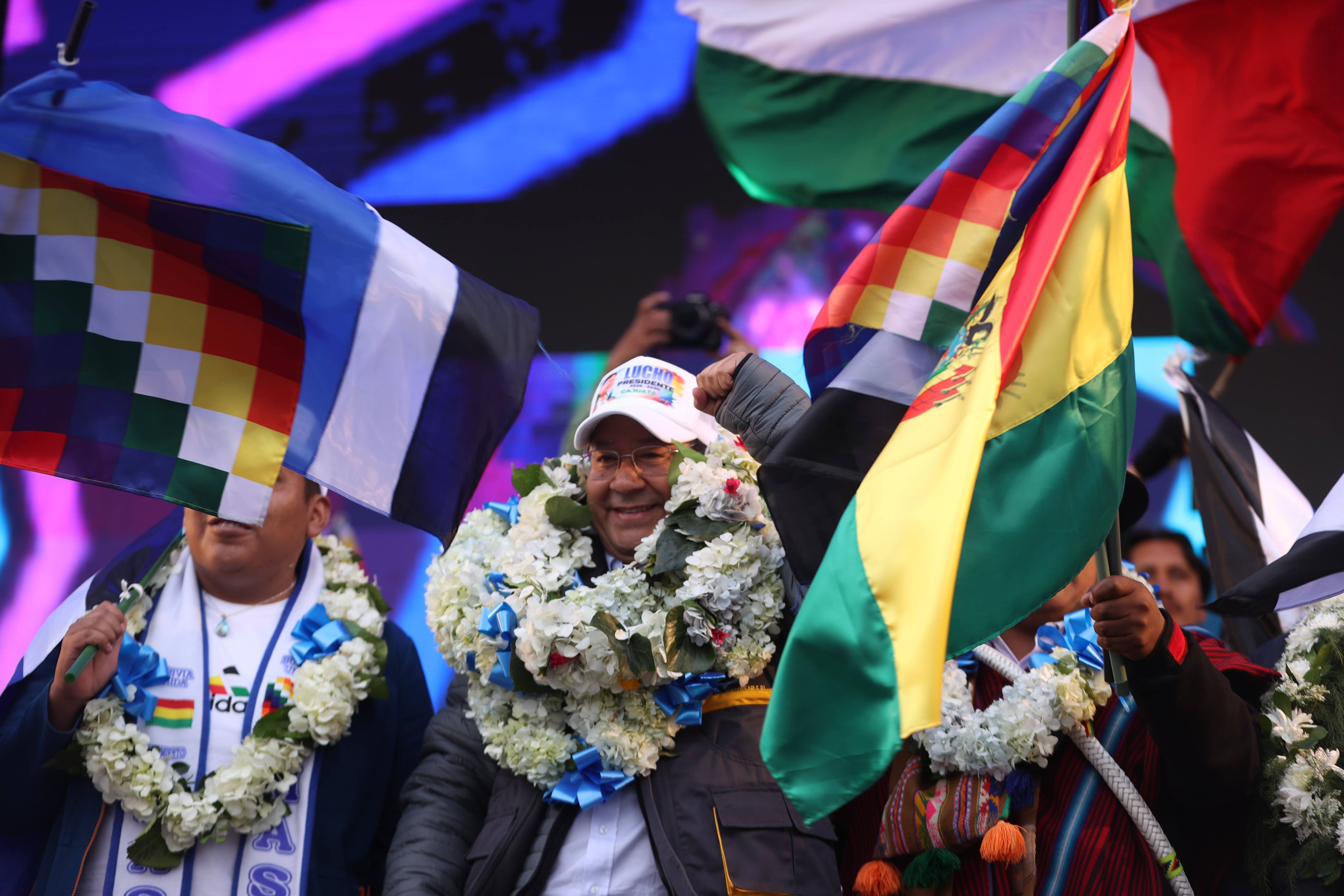 Luis Arce. Foto: EFE/ Luis Gandarillas.