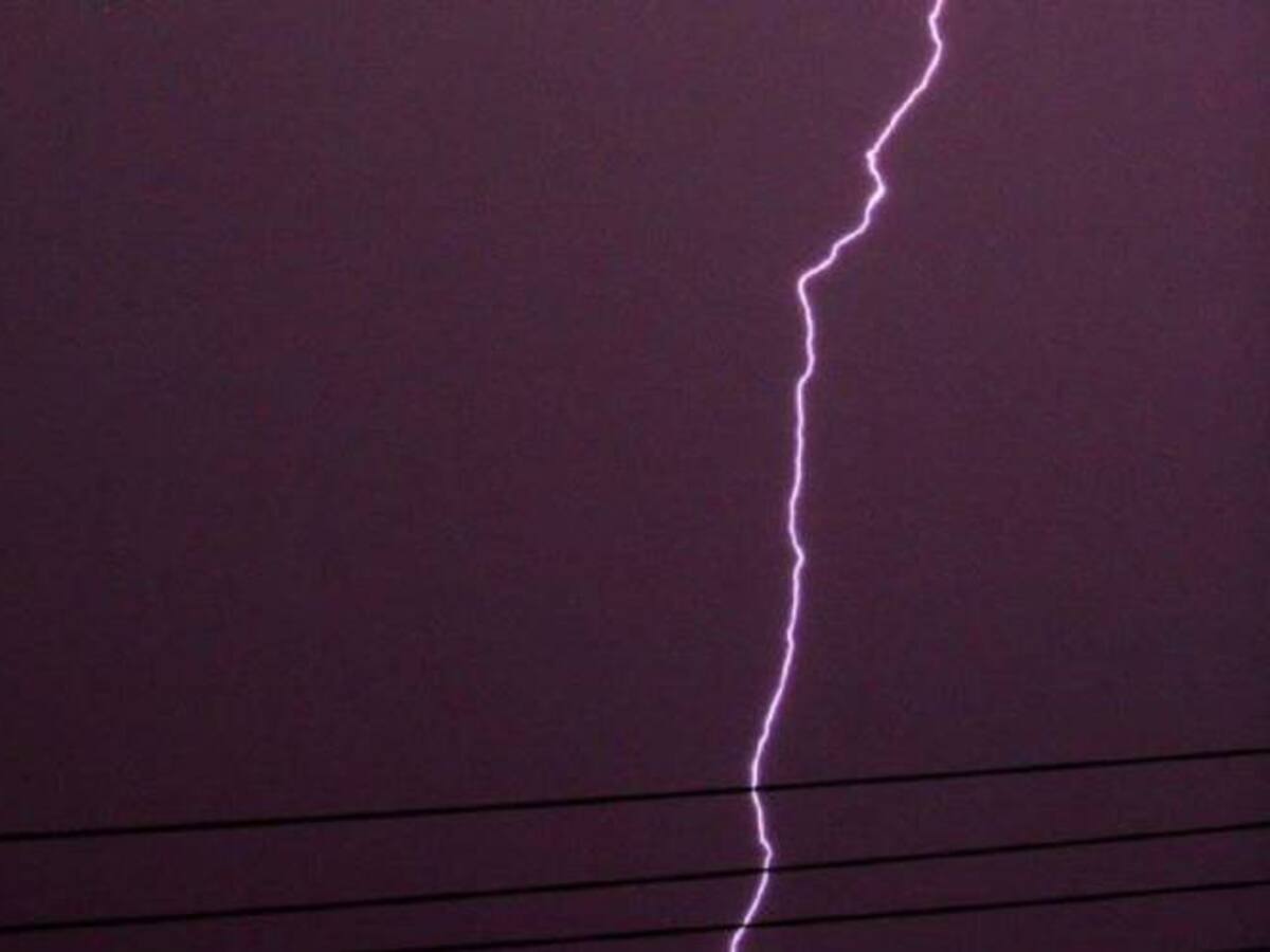 Una persona falleció después que un rayo lo impactara en Caldas