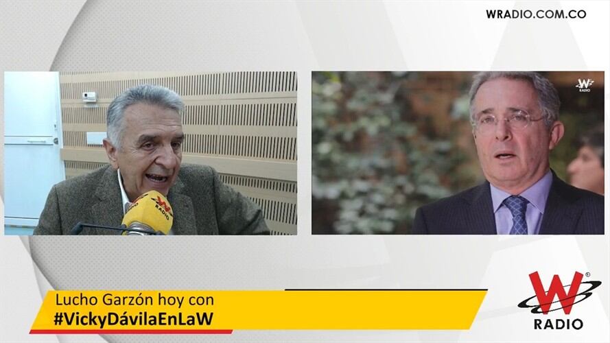 Lucho Garzón habló sobre Uribe. Foto: La WCon Vicky Dávila