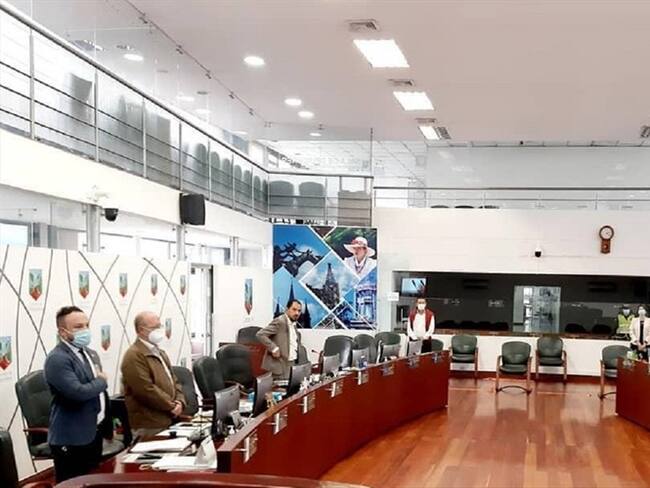 Ordenan libertad para concejal de Manizales. Foto: Concejo de Manizales.