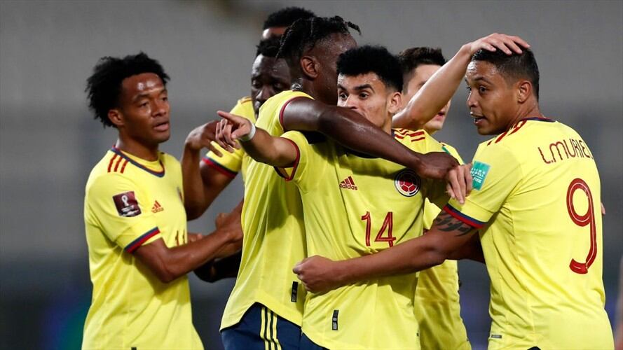 Victoria para la Selección Colombia ante Perú en Lima (0-3). Foto: Getty Images / PAOLO AGUILAR