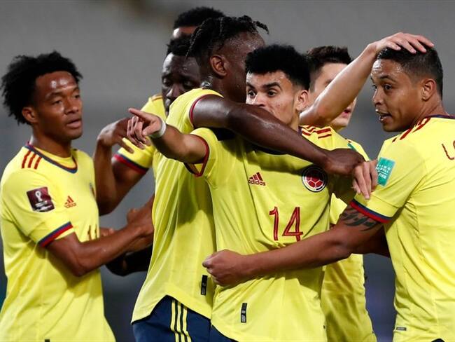 Victoria para la Selección Colombia ante Perú en Lima (0-3). Foto: Getty Images / PAOLO AGUILAR