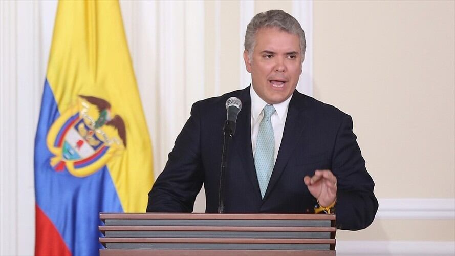 Iván Duque insistió en que las calidades de Francisco Barbosa, Camilo Gómez y Clara María González son inmejorables.. Foto: Colprensa