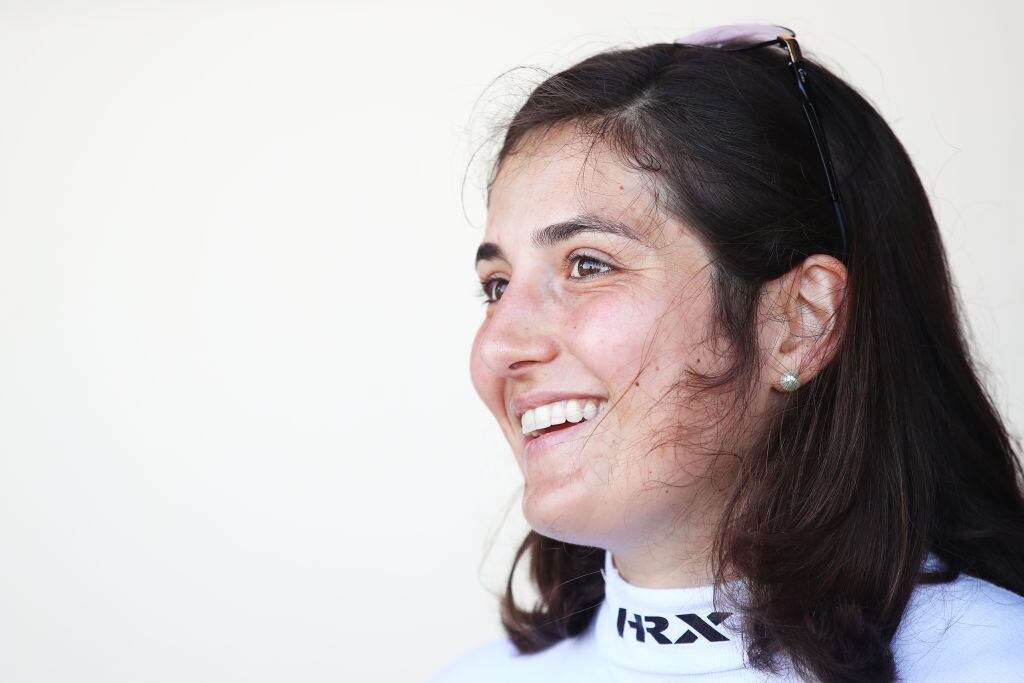 Tatiana Calderón, piloto profesional colombiana de carreras. Foto: Joe Portlock - Formula 1/Formula Motorsport Limited via Getty Images.