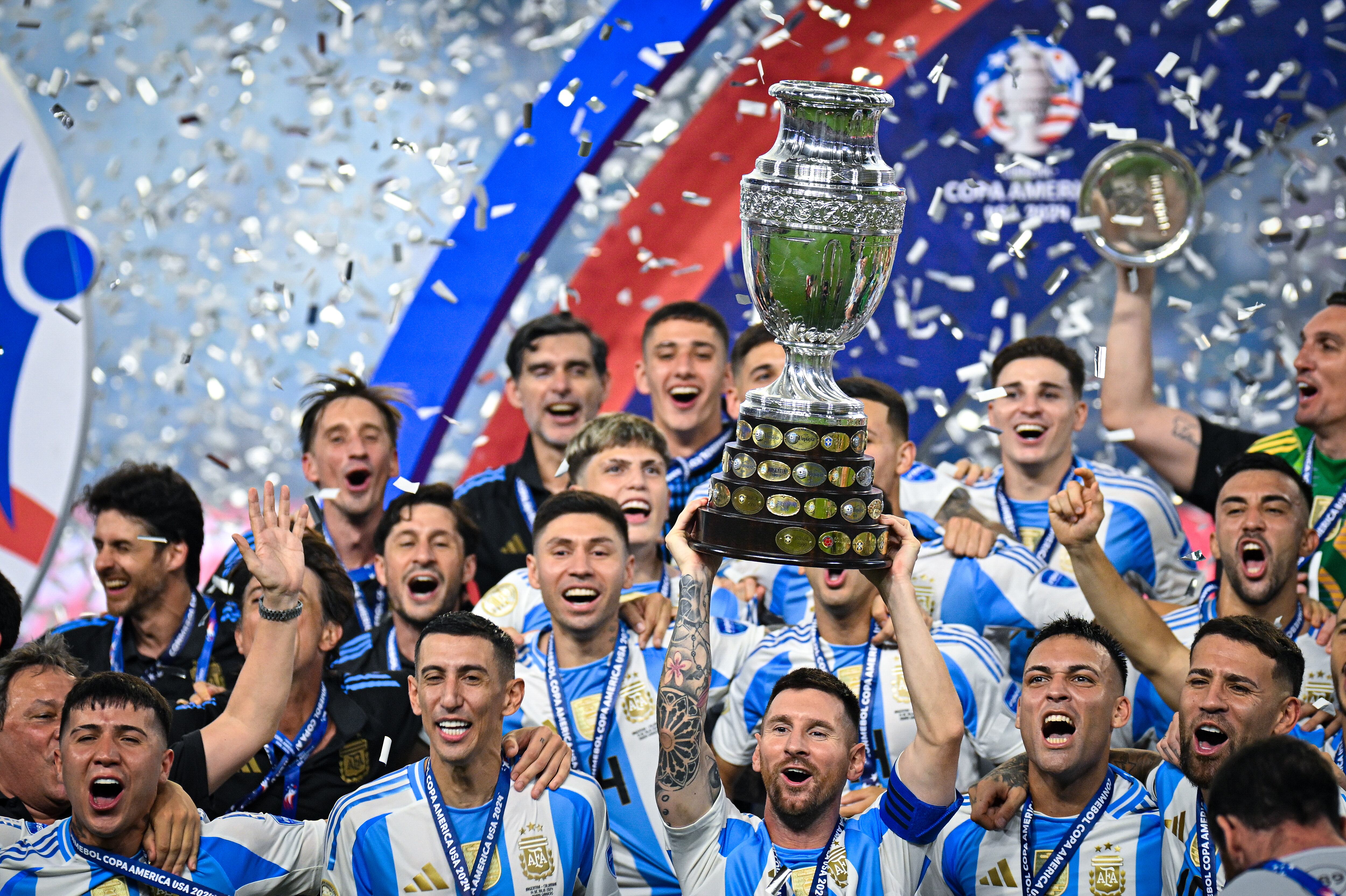 Argentina la Selección, bicampeona de América. Foto: Getty Images