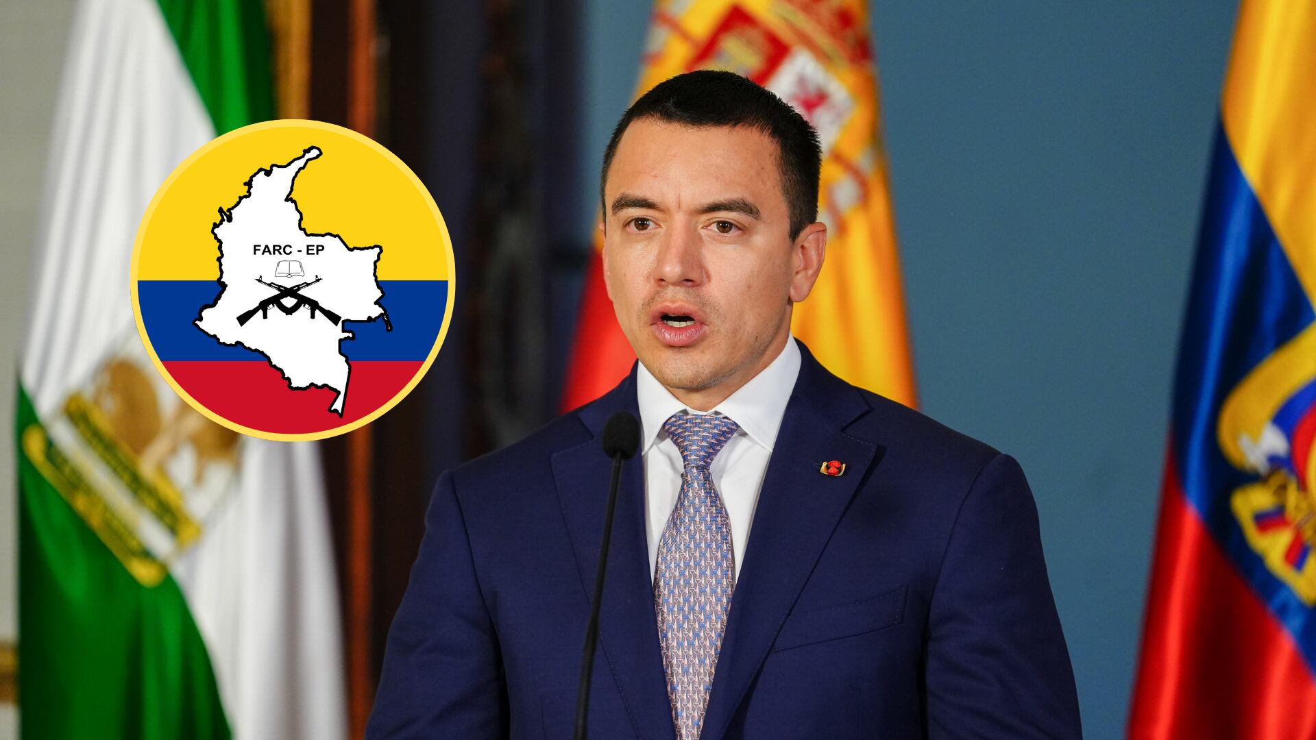 El presidente de Ecuador, Daniel Noboa. FOTO: Francisco J. Olmo/Europa Press via Getty Images